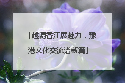 越调香江展魅力，豫港文化交流谱新篇